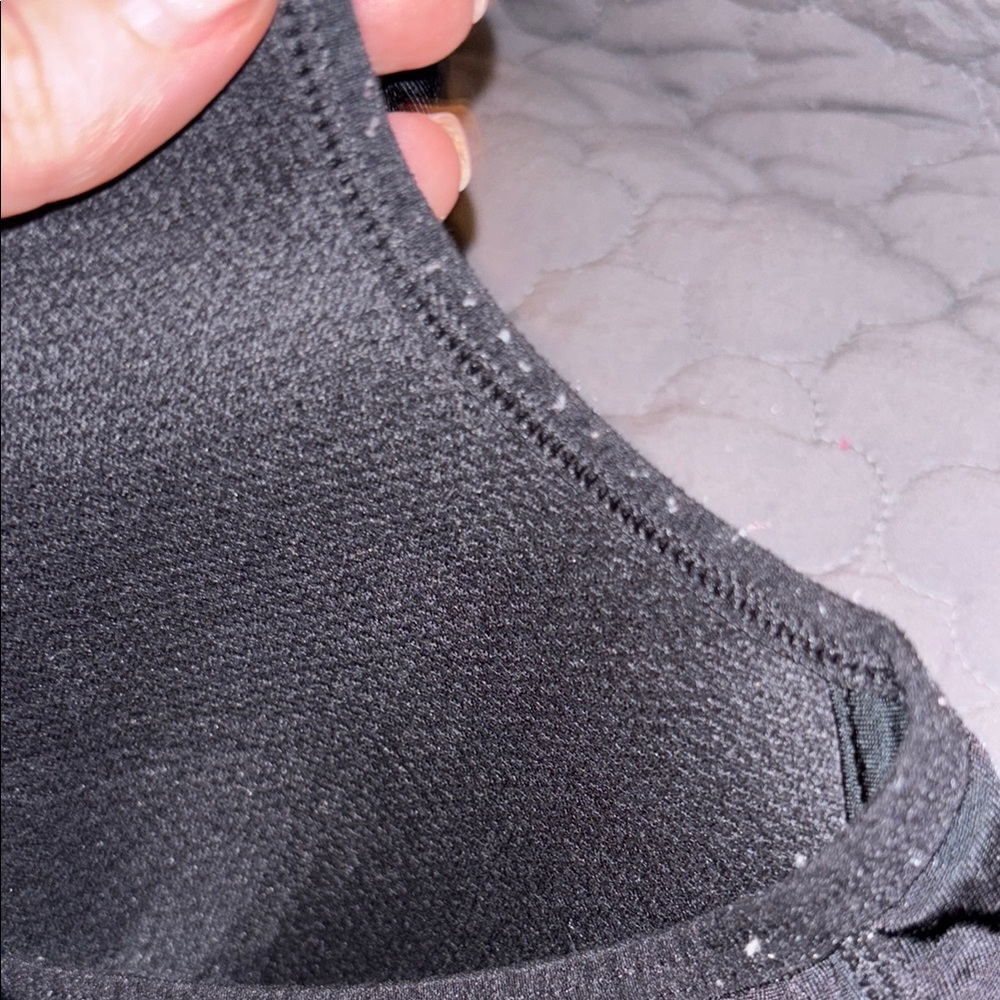 Jockey Black Seamless Bra with Wide Straps - Picture 3 of 4